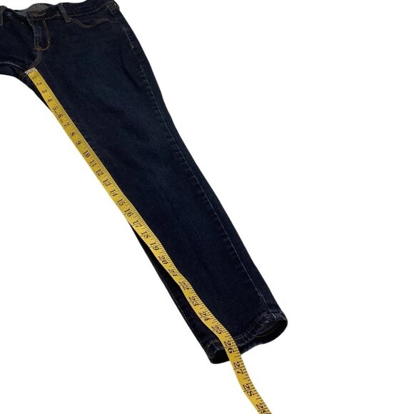 Old Navy Rockstar Skinny Mid-Rise Stretch Blue Denim Women's Size 6 Short - Picture 4 of 8